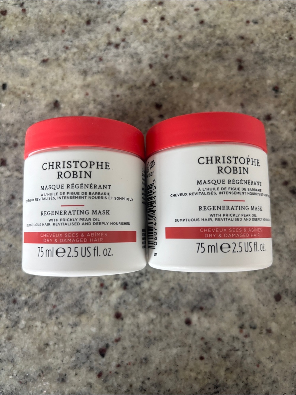 Christophe Robin Regenerating Hair Mask for Dry & Damaged Hair - Red Cap